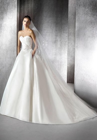 Свадебное платье ZAN-P63361 - Свадебный салон PRONOVIAS Barselona SALE