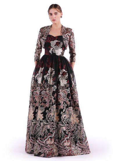 Вечернее платье Платье 1800,болеро 1801-I66585 - Итальянский Бутик ISABEL GARCIA