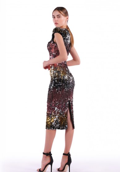 Вечернее платье 1734-I66597 - Итальянский Бутик ISABEL GARCIA