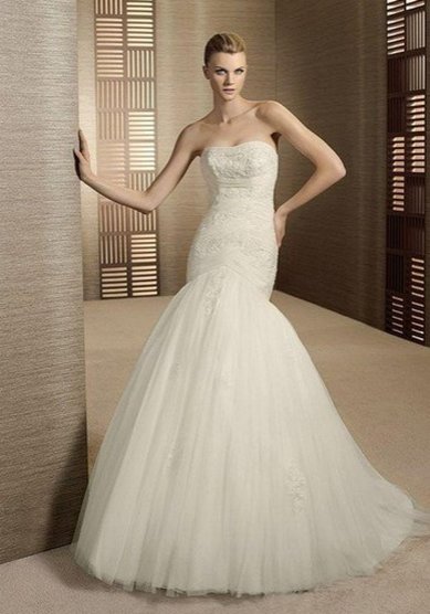 Свадебное платье TURNER-P63815 - Свадебный салон PRONOVIAS Barselona SALE