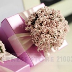 Розовая с белым H40364