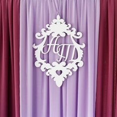 Рамка с инициалами О47697