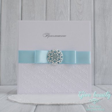 Приглашение G47641 - Свадебные аксессуары ручной работы Give Beauty