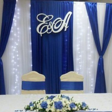 Инициалы молодоженов. О47844 - Буквы из пенопласта Объемные буквы и фигуры