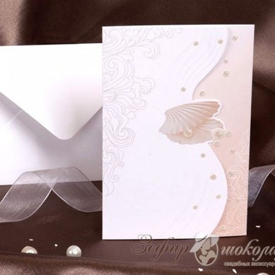 Пригласительные (30035) З52768 - Интернет-магазин свадебных аксессуаров Зефир в шоколаде...