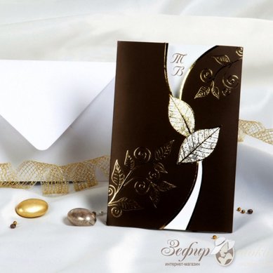 Пригласительные (30036) З52769 - Интернет-магазин свадебных аксессуаров Зефир в шоколаде...