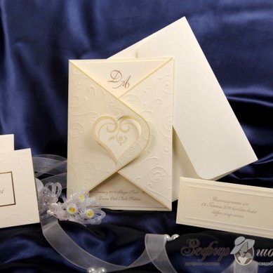 Пригласительные (50468) З52780 - Интернет-магазин свадебных аксессуаров Зефир в шоколаде...