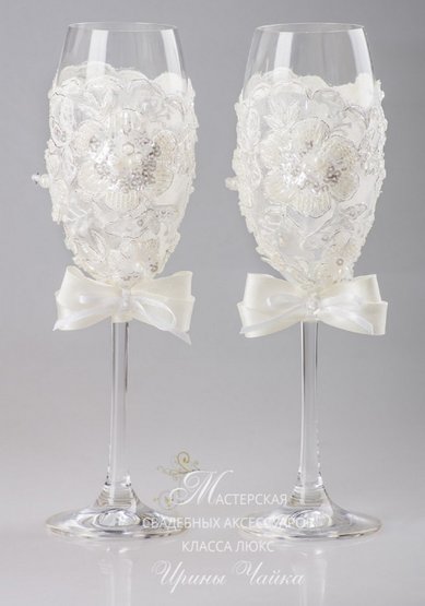 Фужеры И95277 - Мастерская свадебных аксессуаров Ирина Чайка